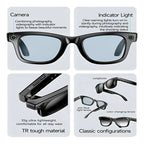 Gafas Lentes Inteligentes Ia Traduccion Foto Video Llamadas Negro