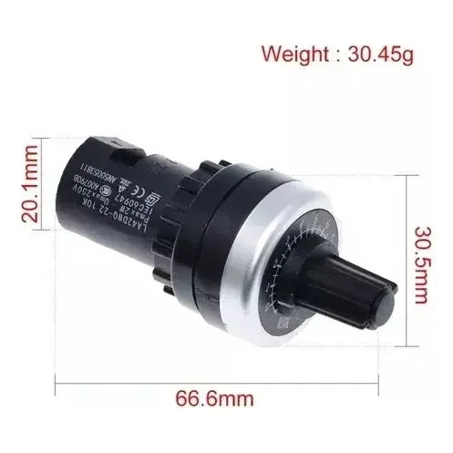 Potenciometro Precision La42dwq-22 5k Ohm 2w 22mm Vsd Vfd