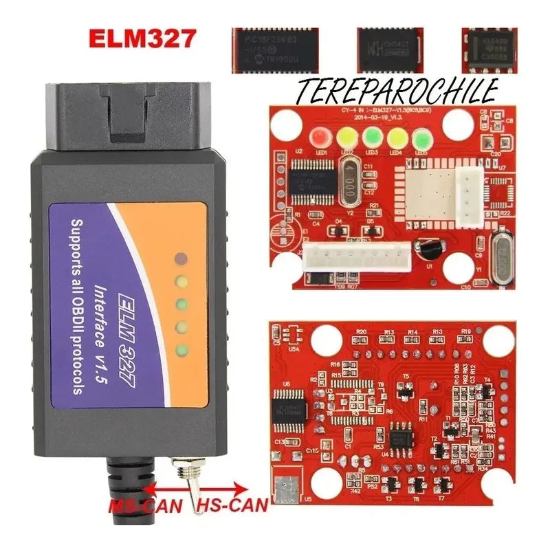Elm327 Usb Forscan Hs-can Ms-can Elm-327 Obdii Obd2para Ford