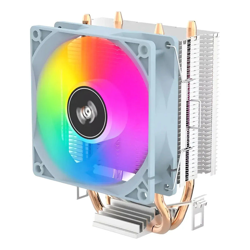 Disipador Cpu Rgb Para Intel Amd Lga 1700 115x Am5 4 Pines Blanco