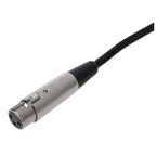 Cable Xlr Dmx Usb Hembra 3mt Studio Link Microfono Canon Negro