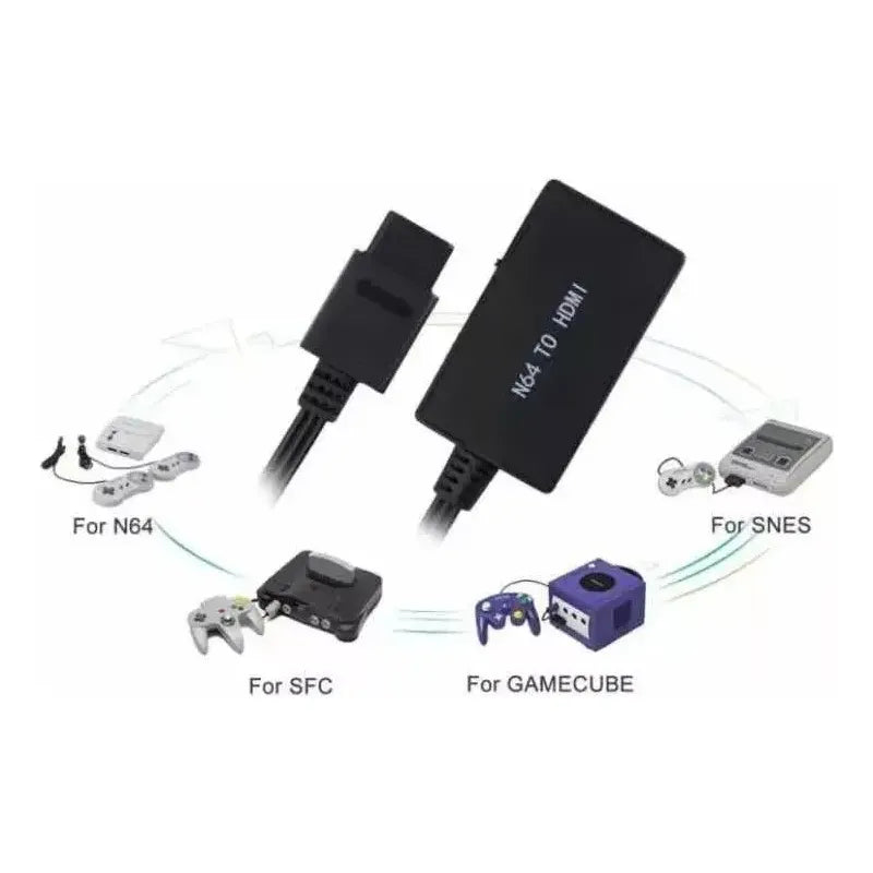 Convertidor Hdmi Para Nintendo 64, Super Famicom, Gamecube