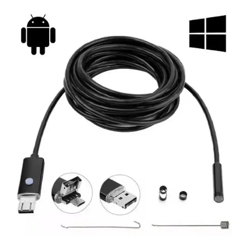 Camara Tipo Sonda Endoscopio Android 2 Metros 5mm