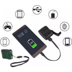 Cargador Generador De Corriente Usb Dinamo Camping 600ma 5v Morado