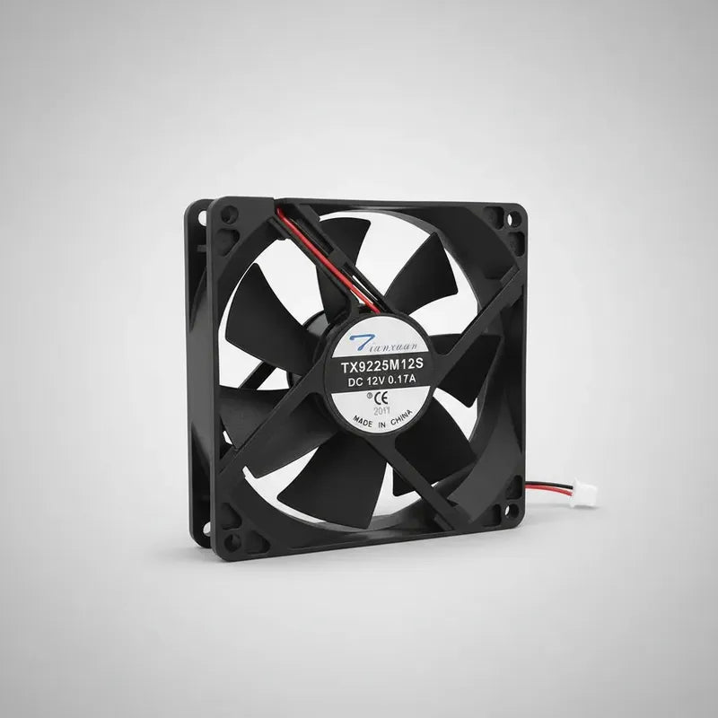 Ventilador Fan Cooler Tx9225m12s 92x25mm 12v 2 Pines 9225 Negro