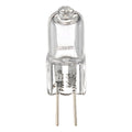 2x Ampolletas Bipin Halogena Tubular 12volt 20w Conector G4 Cálido