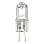 2x Ampolletas Bipin Halogena Tubular 12volt 20w Conector G4 Cálido