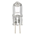 2x Ampolletas Bipin Halogena Tubular 12volt 20w Conector G4 Blanco Cálido