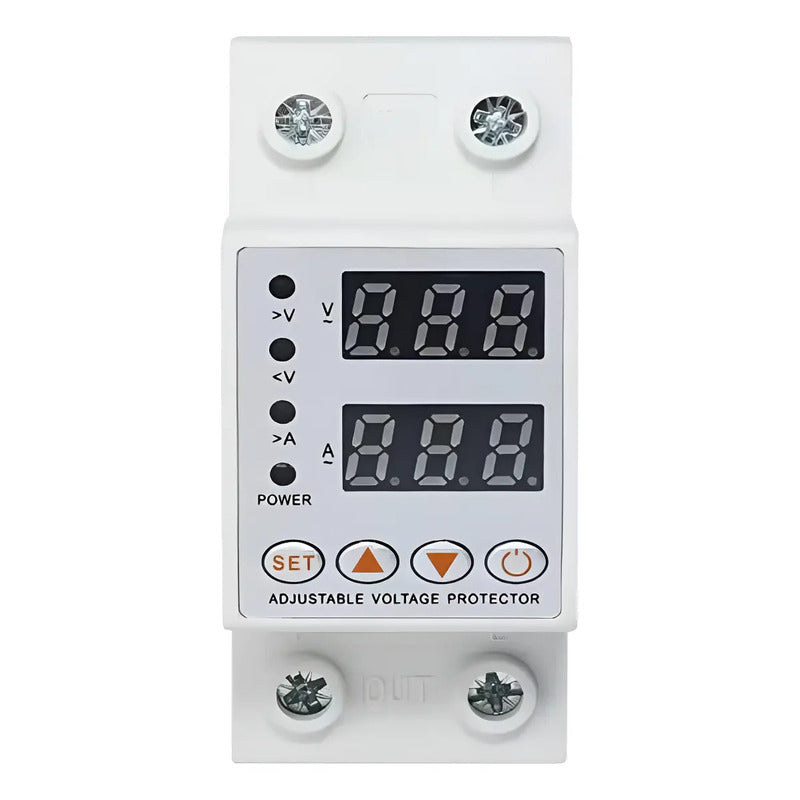 Protector Voltaje Corriente Ajustable Sobre Y Bajo 63a 220v