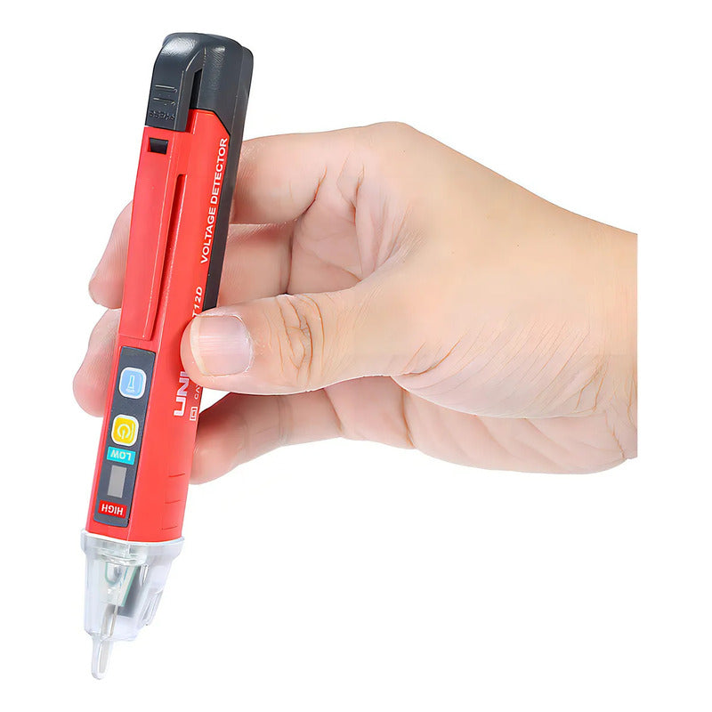 Tester Detector Fase Buscapolo Voltaje Uni-t Portatil 1000v Rojo Y Negro