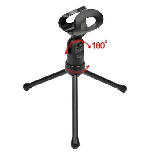 Micrófono Condensador Andowl Q-888 Gamer Estudio 1.8m - Negro
