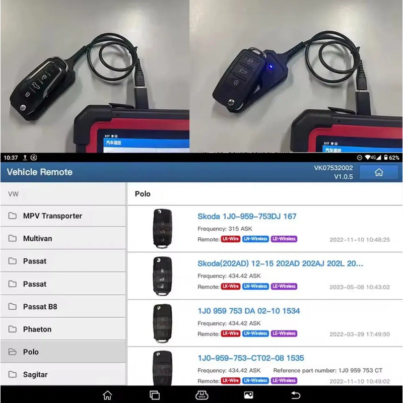 Programador De Llave Para Launch Inmo X431 Kit Llaves