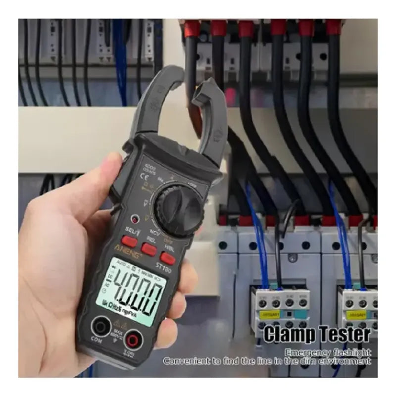 Tester Pinza Amperímetrica Amperimetro Tenaza Multimetro Lcd