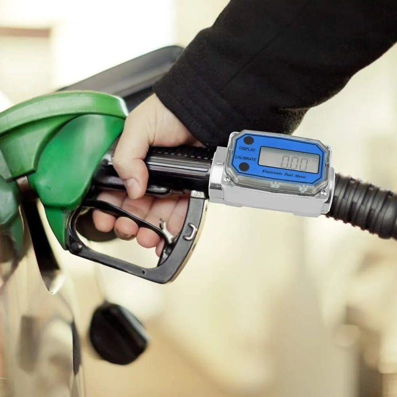 Medidor Liquidos Digital Flujometro Caudalimetro 1puLG K24