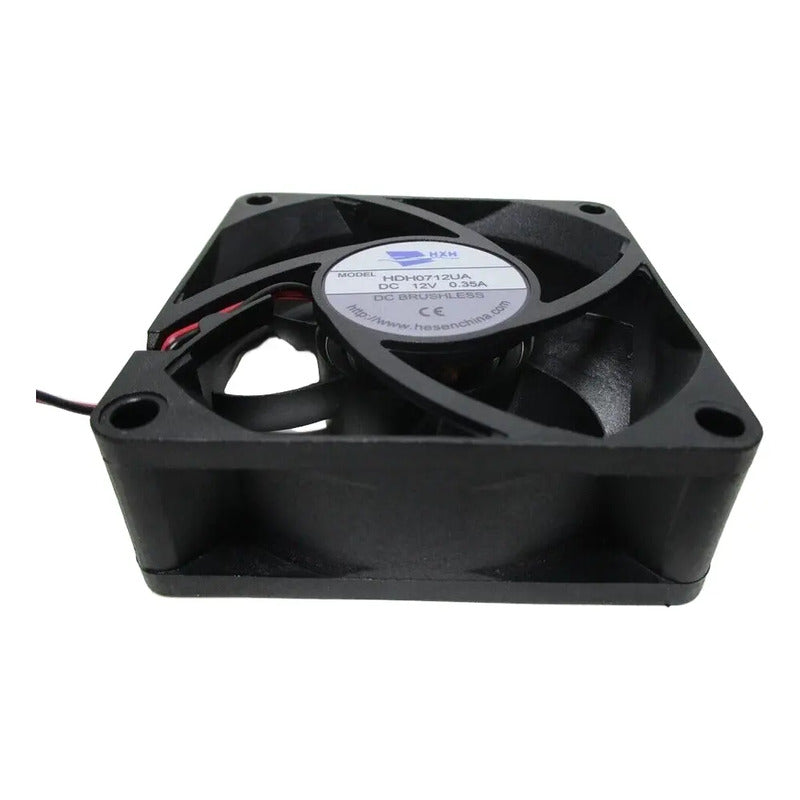 Ventilador Fan Cooler Hdh0712ua 12v 70x70x25mm 7025cm Negro
