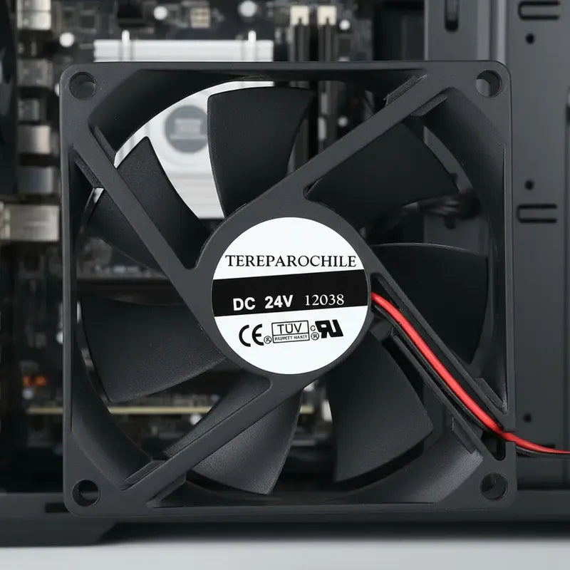 Ventilador Fan Cooler 24v Dc 120mm 120x120x38 Mm 12038 12cm
