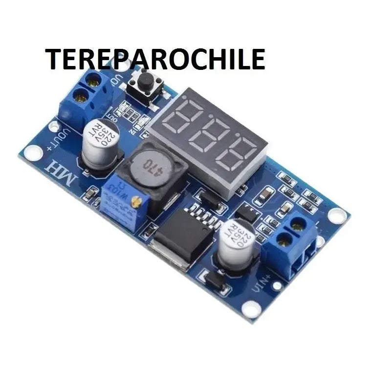 Regulador De Voltaje Step Down Dc-dc Lm2596 Voltimetro Buck