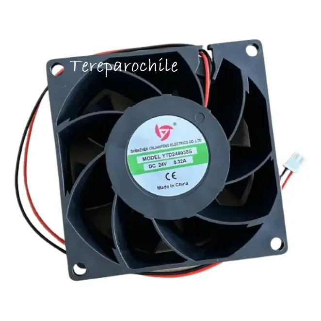 Ventilador Cooler 24v 0.3a 80mm X 38mm Ytd248038s Soldadora