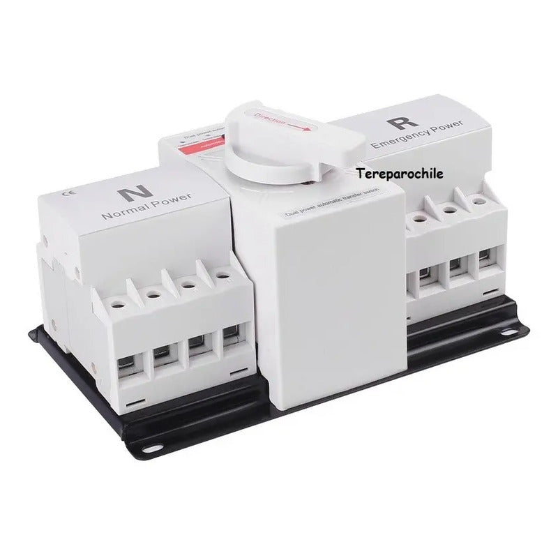 Ats Switch Transferencia Automatico Mcb 63a 220v Generador Gris
