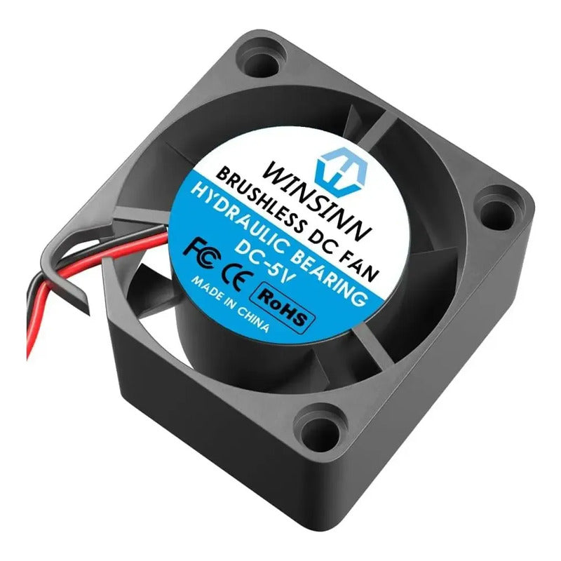 Ventilador Fan Cooler 25x10mm 5v 2510 2 Pin Negro