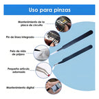 Kit Soldador De Estaño Eléctrico 60w Tipo Lápiz Temperatura Ajustable Genérica