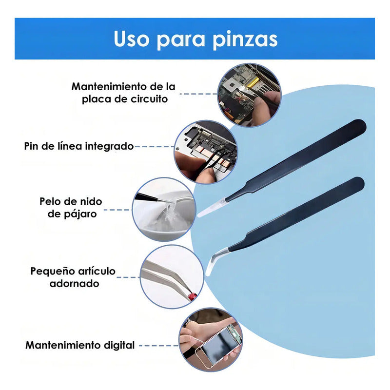 Kit Soldador De Estaño Eléctrico 60w Tipo Lápiz Temperatura Ajustable Genérica