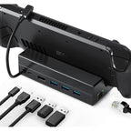 Base Para Steam Deck 6 En 1 Hdmi 4k Pd Ethernet Usb Tipo C