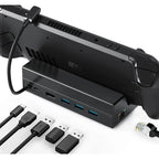 Base Para Steam Deck 6 En 1 Hdmi 4k Pd Ethernet Usb Tipo C