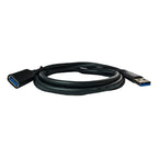 Cable Extensión Alargador Usb A Macho-hembra 3 Metros Usb3.0 Negro