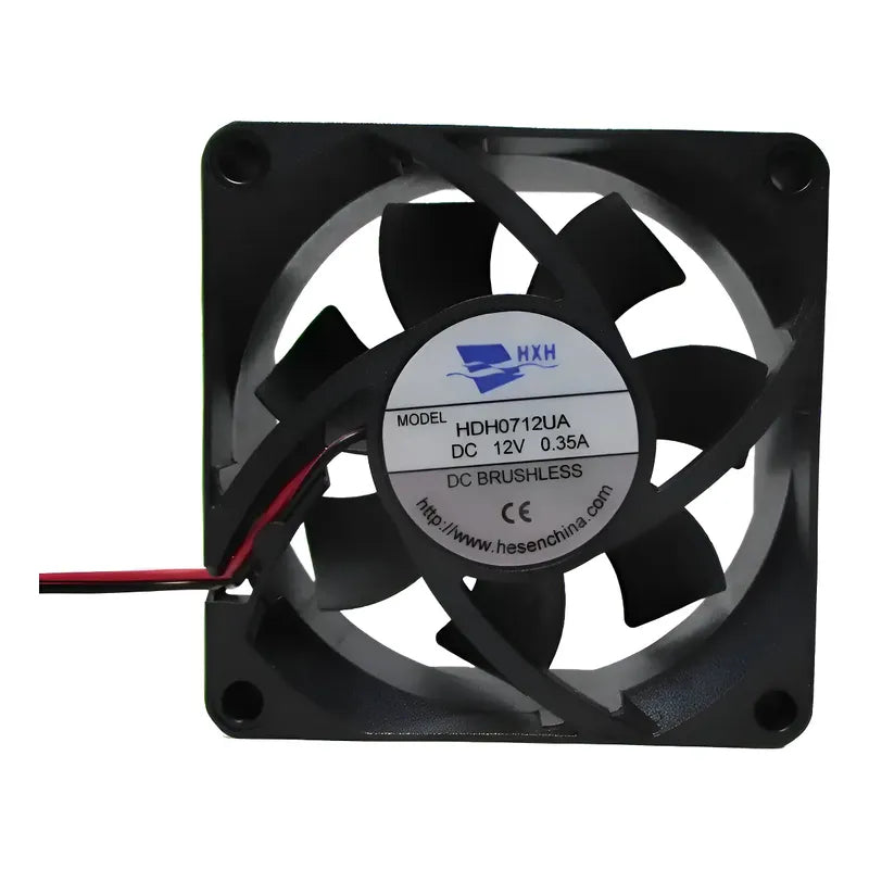 Ventilador Fan Cooler Hdh0712ua 12v 70x70x25mm 7025cm Negro