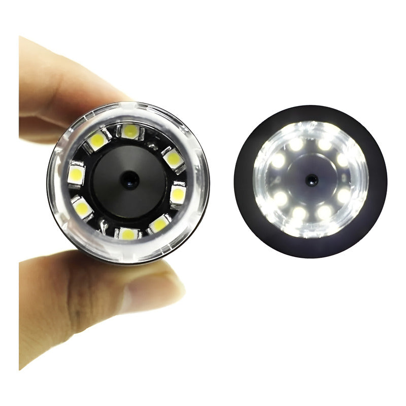 Microscopio Digital Usb 1600x Pc Notebook Celular Tab 8 Leds Negro