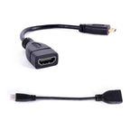 Cable Micro Hdmi A Hdmi Hembra Para Raspberry Pi Y Otros