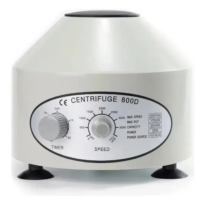 Máquina Centrífuga 1500rpm 4000rpm 6 Tubo Plasma Laboratorio 50 Hz