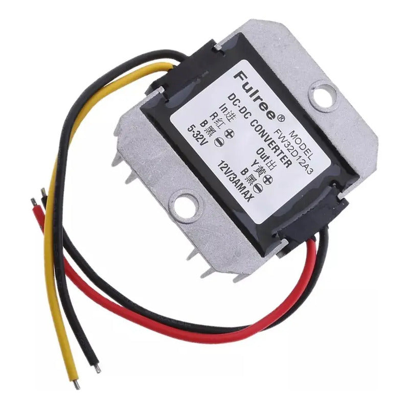 Convertidor Regulador De Voltaje Dc-dc 5-32v 24v A 12v 3a 3a