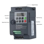 Variador Velocidad Vfd 0.75 Kw 1 Fase A 3 Fases 0-220v 4a