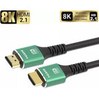 Cable Hdmi 8k 4k Uhd Hdtv V2.1 1.5mt 144hz 48gbps 7680x4320p