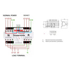 Ats Switch Transferencia Automatico Mcb 63a 220v Generador Gris
