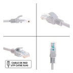 Cable De Red Lan Utp Cat-6 Cat-5 Ethernet Rj-45 5 Metros