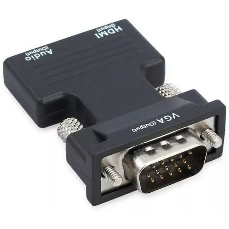 Adaptador Hdmi A Vga Hembra Macho Con Salida De Audio