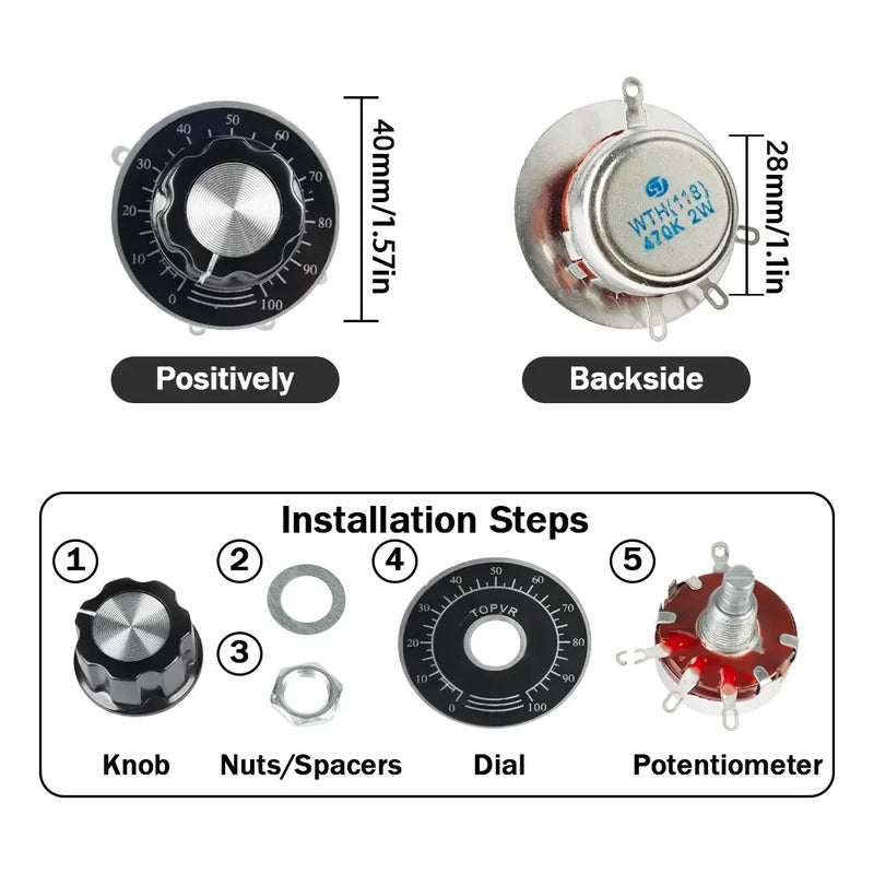 Rele Variable Estado Solido Ssr-100va 220v 25a Potenciometro