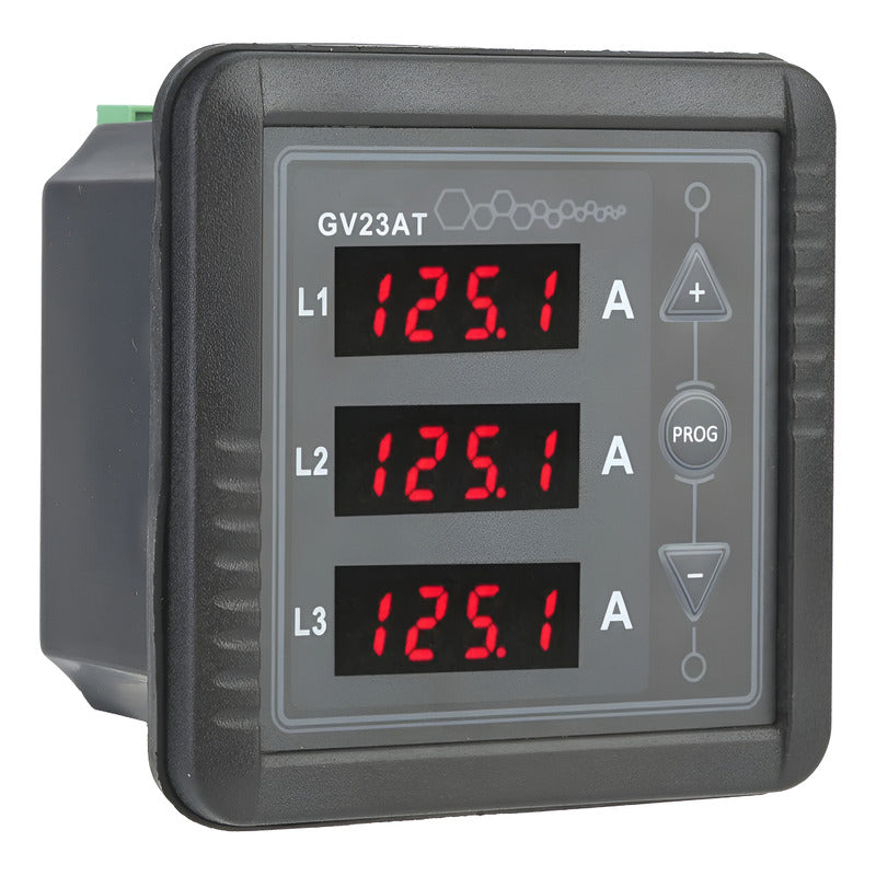 Medidor Corriente Amperimetro Trifasico Gv23at 220 Generador