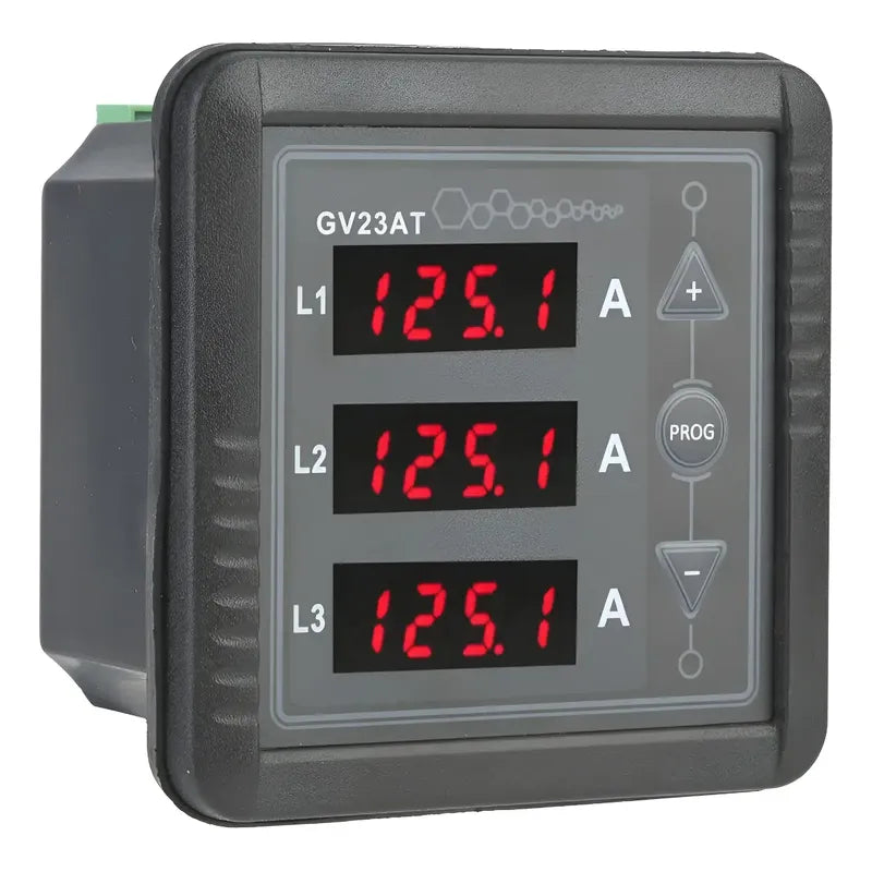 Medidor Corriente Amperimetro Trifasico Gv23at 220 Generador