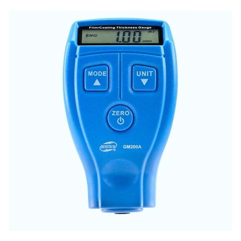 Medidor Espesor Recubrimiento Pintura Barniz Lcd Azul