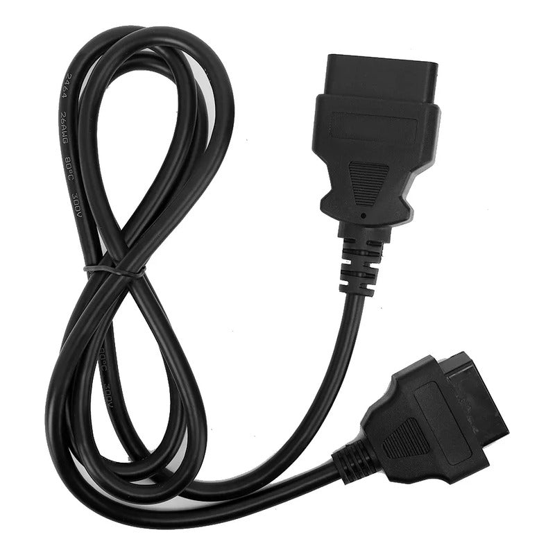 Cable Extensión Obdii Obd2 Macho Hembra 16 Pines 5 Metros