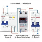 Relé De Protección Sobre Y Bajo Voltaje -red 220v Ac - 40a