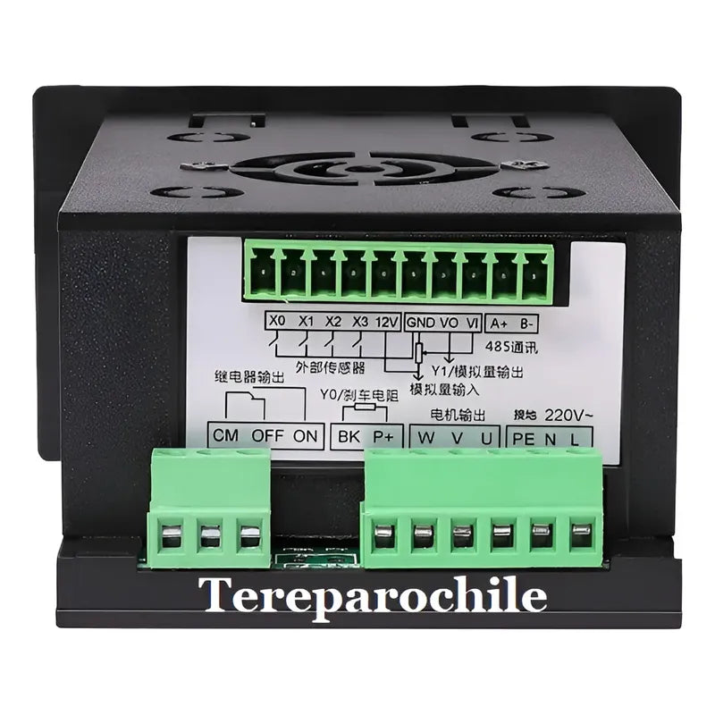 Controlador Motor Variador 0.75kw Monofasico 220v Salida 3f