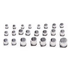400x Capacitores Sólidos Electrolitico Smd De 1uf A 1000uf