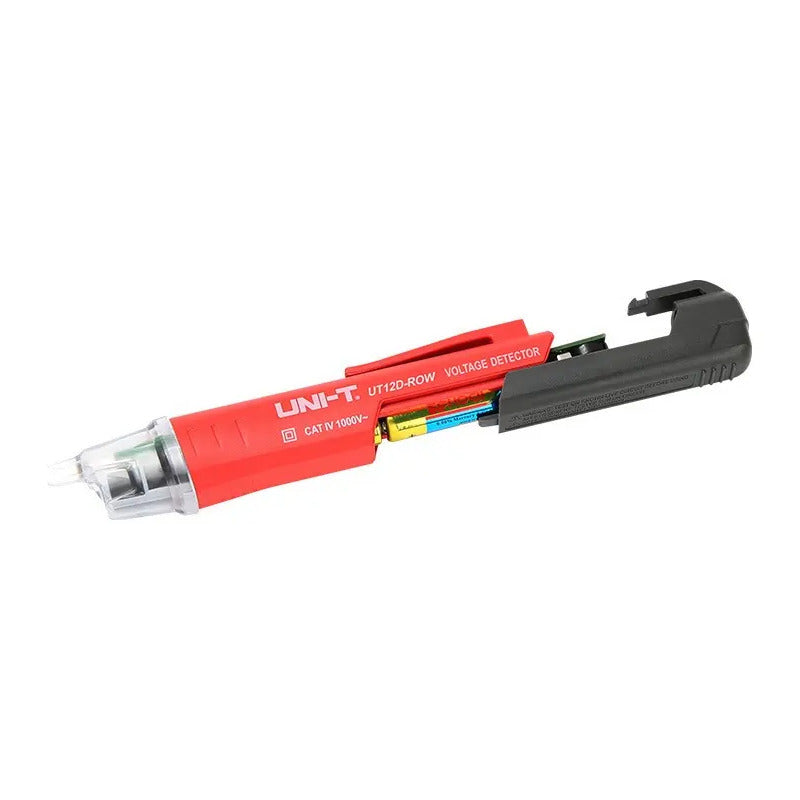 Tester Detector Fase Buscapolo Voltaje Uni-t Portatil 1000v Rojo Y Negro