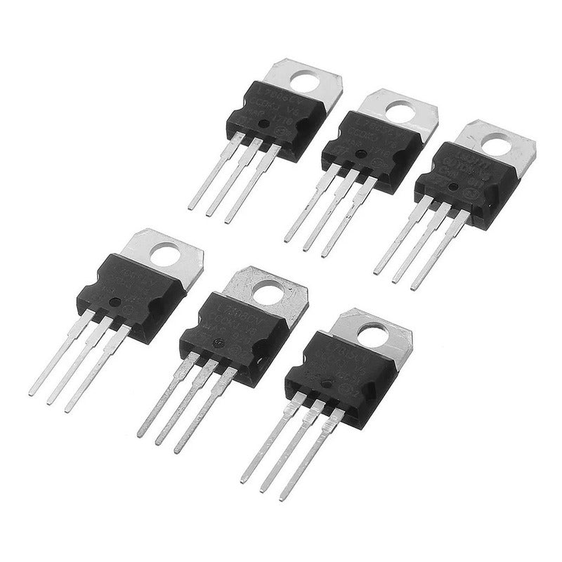 50 X Transistores Lm317 L7805 L7806 L7808 L7809 L7810 L7812