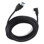 Cable Usb Para Oculus Link Quest 2 Vr Usb-c A 3.2 5mt 5gbps Negro